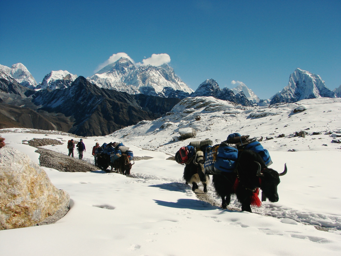 Camp de base de l’Everest en Jeep